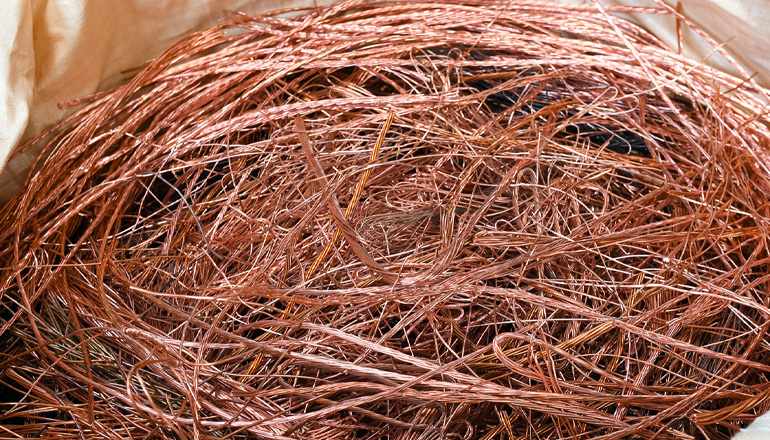 銅ケーブル リサイクル